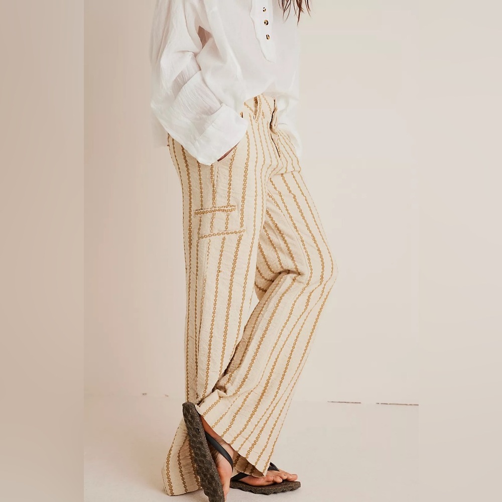 Free People Here For It Relax Flare Trousers